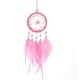 thumbnail image 1 of Atrapasueños hecho a mano Wdftyju con plumas decoración colgante rosa 5 uds, 1 of 4