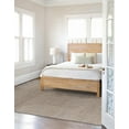 thumbnail image 4 of Unique Loom Chunky Jute Collection Area Rug (8' x 10' Rectangle Gray), 4 of 7