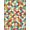 Multicolor, Pattern 8, variant on ODIKA 8'x10' Washable Area Rug Whimsical Checkerboard Hippie Inspired Multicolor Block Funky for Living Room, Under Sectional, Family , Durable, Non-Slip