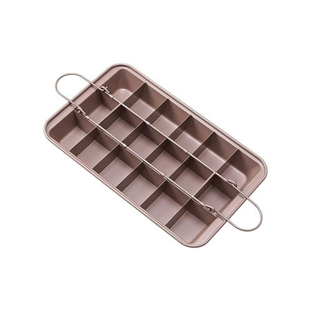 

Moocorvic Clearance Cake Pan Non-Stick Cake Baking Pan With Dividers Cake Cutter Cake Tray 18 Pre-slice Cake Baking Tray Muffin And Cupcake Pan For Oven Baking