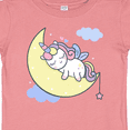 thumbnail image 4 of Inktastic Unicorn Moon Girls Baby T-Shirt, 4 of 5