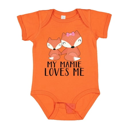

Inktastic My Mamie Loves Me Gift Baby Boy or Baby Girl Bodysuit