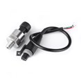 thumbnail image 1 of Transductor de presión, transmisor de presión de rosca 1/8NPT 30/100/150/200/300/500PSI, instrumento de presión de acero inoxidable para agua, combustible, aceite, aire(100PSI) Amonsee No, 1 of 3