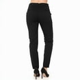 thumbnail image 4 of Hpapadks Casual Pants for Women High Waist Straight Leg Solid Color Slacks Slacks for Women Black M, 4 of 7