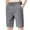 Dark Gray, variant on Mens Shorts Clearance under $5,Mens Casual Solid Pocket Elastic Waist Straight Half Shorts Sport Pants