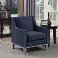 thumbnail image 2 of Picket House Furnishings Fauteuil d'Appoint Aster en Bleu Marine, 2 of 11