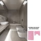 thumbnail image 4 of Billuyoard Juego de alfombrillas de baño antideslizantes, 2 uds., alfombra para baño, absorbente de agua, alfombra de felpa para inodoro, Juegos de accesorios de baño rosado Billuyoard HA001740-02, 4 of 6