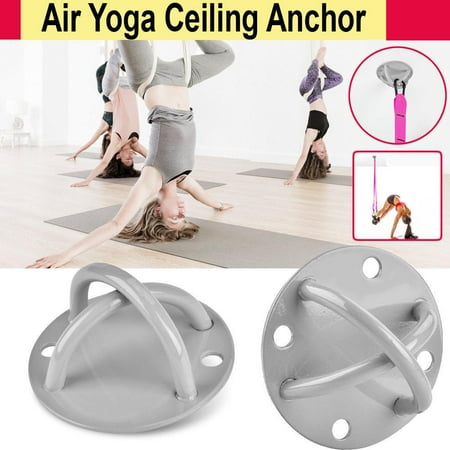 Garosa Yoga Hammock Mount Yoga Hammock Accessory Anti Gravity Aerial Yoga Flying Hammock Sling Metal Ceiling Anchor Plate Mount With Fittings