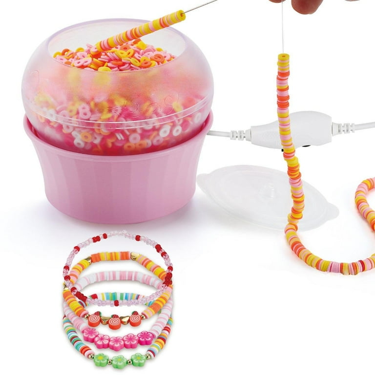 Yammee Electric Bead Spinner Set with Threader for Clay Beads