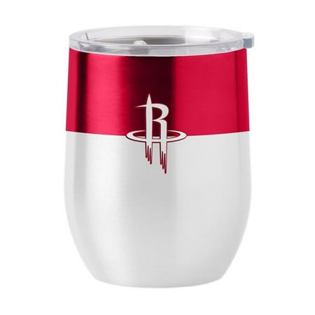 

Logo Chair 710-S16CB-11 16 oz NBA Houston Rockets Colorblock Stainless Curved Beverage Can