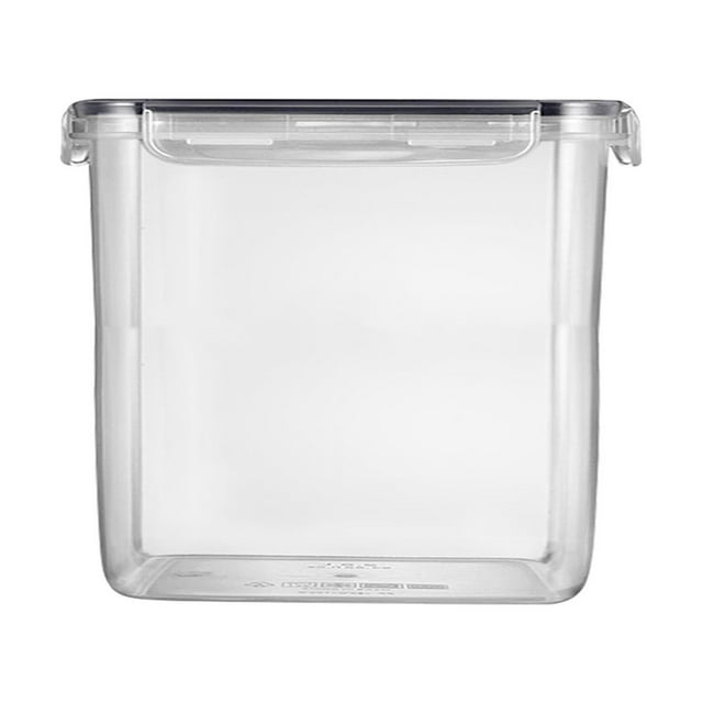 Pompotops Single Transparent Plastic Storage Tank Vacuum Moisture Proof Fresh-keeping Storage Storage Sealed Tank,Kitchen Sealed Jar With Lid Moisture Fresh-keeping Box Clearance