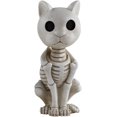 thumbnail image 1 of Estatua de esqueleto de vaca para Halloween, vaca, caballo, gato, rana, animales de esqueleto realistas, decoraciones de Halloween para el patio, esqueleto espeluznante, esqueleto de animal de vaca pa, 1 of 8