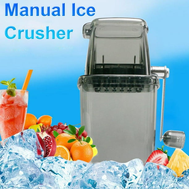 Ice Crusher Hand Crank Ice Shaver Manual Ice Crushing Machine for Home