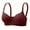 Purple, variant on Riecok Bras for Women Thin Back Smoothing Push up Underwire Soft Breathable Comfort Underwear Bras Black XXL