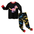 thumbnail image 5 of Baby Toddler Kids Viscose from Bamboo Pajamas Set 6-12 Months 12-24 Months 2t 3t 4t 5t 6t 7t 8t 9t Children(Red,8-9 Years), 5 of 5