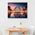 thumbnail image 2 of Nawypu  France Louvre Architectural Landscape Poster Travel Poster Healing Poster Canvas Painting Posters And Prints Wall Art Pictures for Living Room Bedroom Decor, 2 of 6