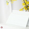 thumbnail image 3 of 5" x 8" Ruled Index Cards, Thick and Heavyweight White 80lb (216 GSM) Cover Stock | Great for Notes, Lists, Schedules | 100 Cards per Pack, 3 of 4