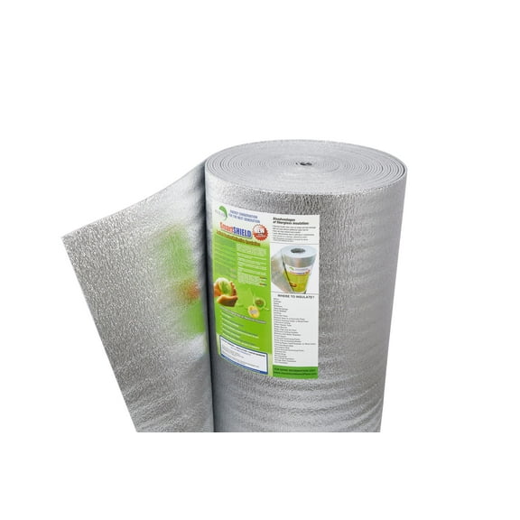 SmartSHIELD -3mm 48''X100ft Reflective Insulation roll, Foam Core Radiant Barrier - PURE ALUMINUM
