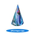 thumbnail image 3 of Decoraciones para fiestas de cumpleaños de Disney Frozen, vajilla, vasos de papel, platos y globos de color rosa y azul de la princesa Elsa para bebés y niños, 3 of 5