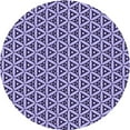 thumbnail image 1 of Ahgly Company Machine Washable Indoor Round Transitional Purple Haze Purple Area Rugs, 3' Round, 1 of 7