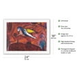 thumbnail image 2 of Song of Songs IV - From an Original Color Painting by Marc Chagall c.1958 - Japanese Unryu Rice Paper Art Print (Unframed) 18 x 24 in, 2 of 4