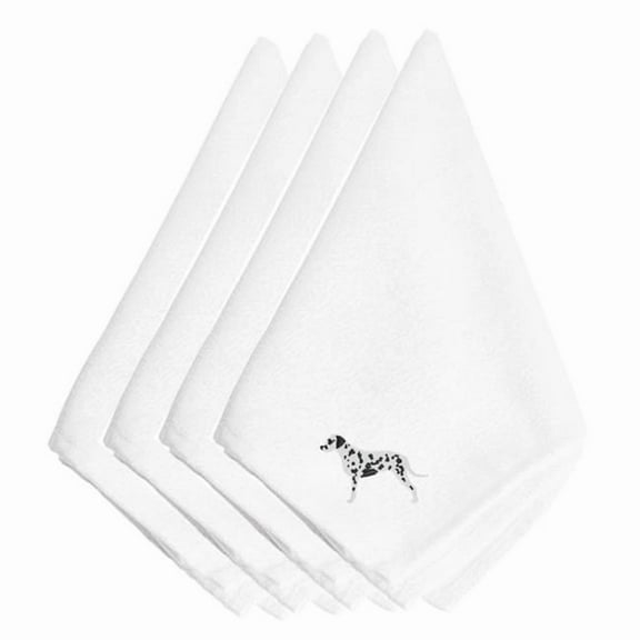 Dalmatian Embroidered Napkins - Set of 4