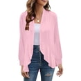 thumbnail image 2 of iHPH7 Cardigans pour Femmes Légers Chandails d'Automne pour Femmes Cardigans Doux pour Femmes Tenues d'Automne pour Femmes Vêtements d'Extérieur Cardigans Légers pour Femmes Rose TTG, 2 of 7