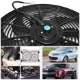 thumbnail image 5 of Moclever Universal 16in Electric Radiator Cooling Fan 12V 120W Car Cooling Radiator Fan 10 Blades Thermostat Kit with Mounting Kit, Black, 5 of 9