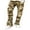 Camouflage, variant on GXFC Men Ripped Jeans Regular Straight Denim Pants Streetwear Clothes for Men