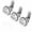 Silver, 3 Pack, variant on 3 Pack Combination Cabinet Cam Lock Password Coded Lock with 3/4" Cylinder and Chrome Finish, Security Combi-Cam Lock for Cabinet Filing Drawers Mailbox