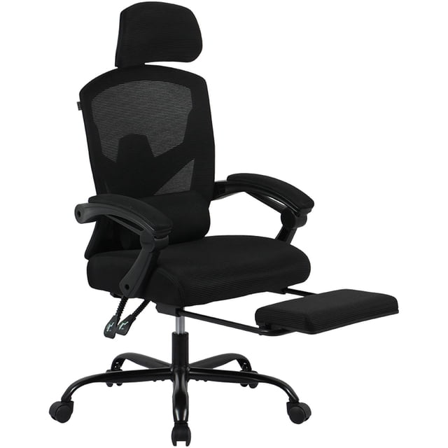 Silla Gamer Balam Rush Ergonomica Reclinable 140° 130kg Reposapies negro