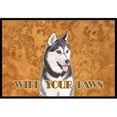 thumbnail image 1 of Caroline's Treasures KJ1217MAT Alaskan Malamute Tapis Intérieur Ou Extérieur Essuyez Vos Pattes, 1 of 4
