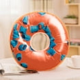 thumbnail image 2 of Almohada de felpa suave, cojín de asiento relleno, funda de cojín de alimentos dulces de Donut, funda de juguetes(Compre 2 y ahorre 10%), 2 of 2