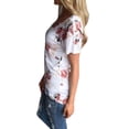 thumbnail image 4 of T-shirt à Manches Courtes et Col Rond pour Femmes, 4 of 10