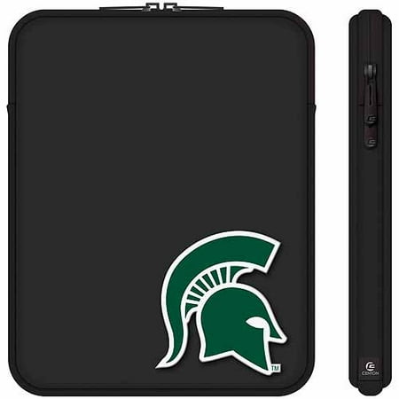 Centon 10" Classic Black Tablet Sleeve Michigan State University
