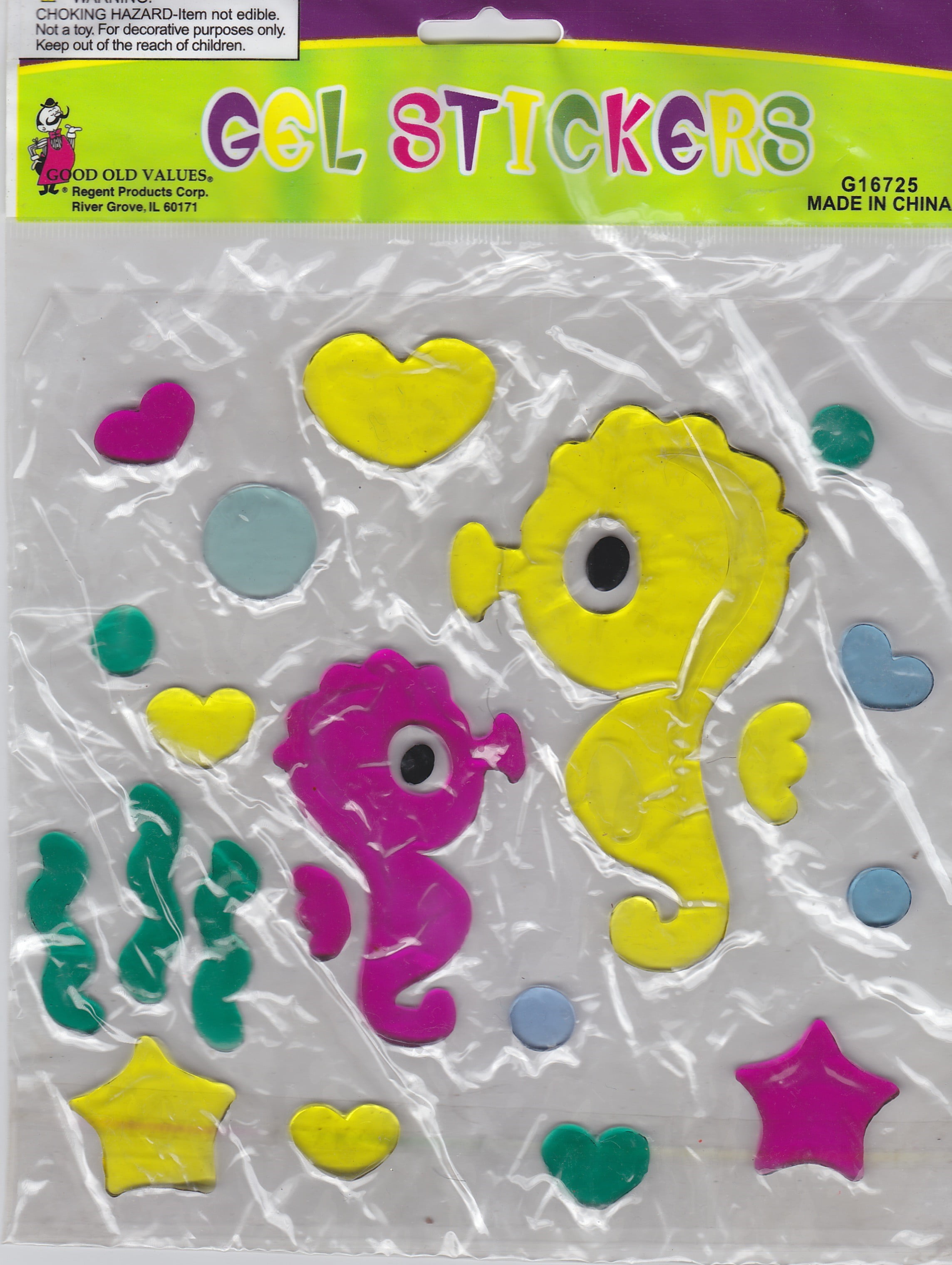 Boston Novelties Gel Window Clings Stickers Decorations for Home and