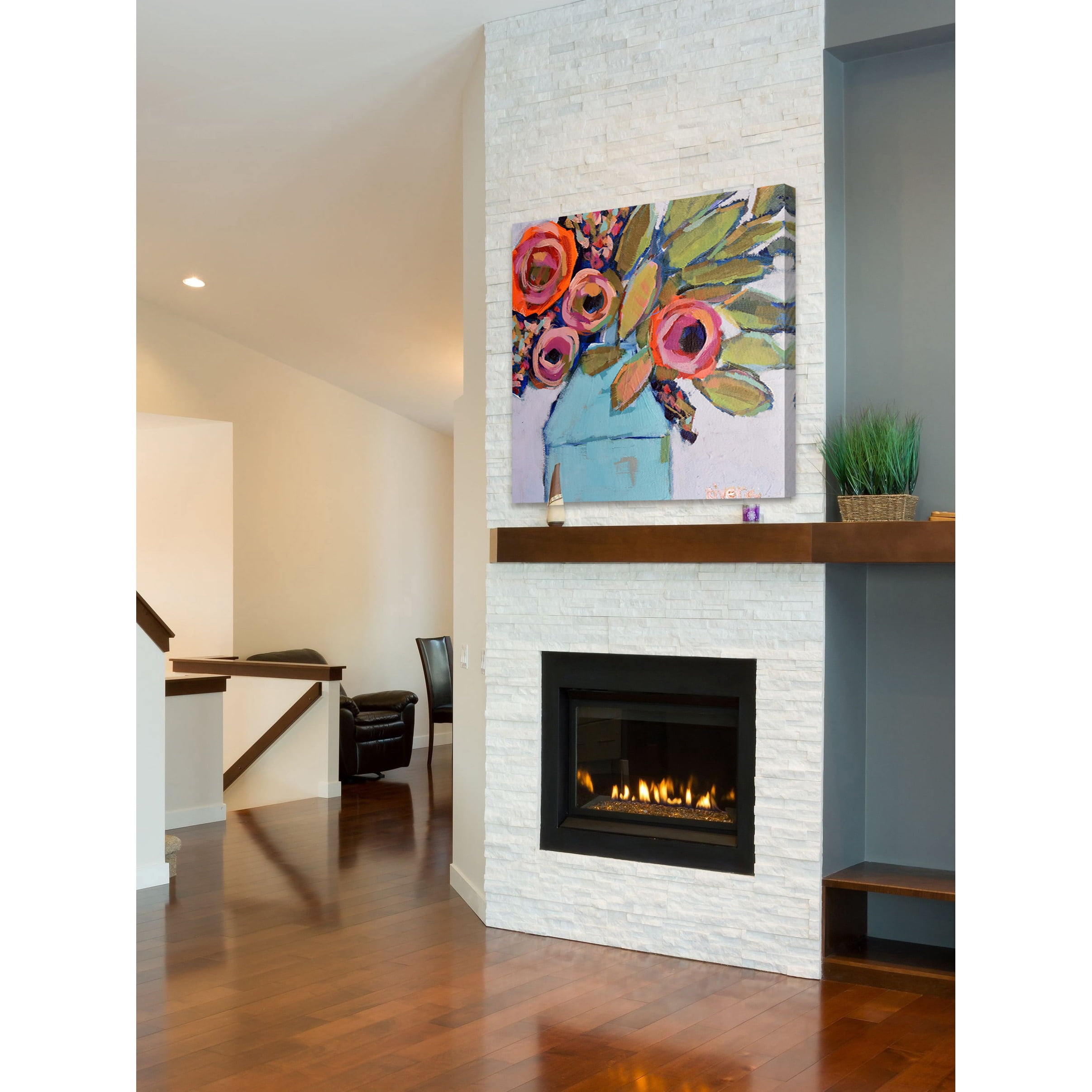 Marmont Hill "Wild Bouquet" by Michelle Rivera Painting Print on Wrapped Canvas