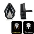 thumbnail image 1 of 1 Pair New General Purpose Motorcycle LED Cornering Lights Yellow White, 1 of 5