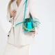 thumbnail image 4 of Bolso cuadrado para mujer, moderno, brillante, para hombro, minibolsos con pintalabios, bolsos de noche dorados, bolsos de cadena de diseñador de lujo, 4 of 5