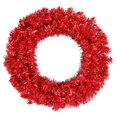 thumbnail image 1 of Vickerman B981531 Couronne de PVC Rouge de 30 Po Durant 70 Feux Rouges 260 Pointes, 1 of 1