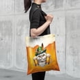 thumbnail image 4 of Best Persian Dad Proud Beer Lover Happy Oktoberfest All Over Print 3D Canvas Tote Bag Cat Lover Kitten Owner Gifts Reusable Handbag - 02016, 4 of 5