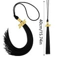 thumbnail image 3 of Black Graduation Tassels Academic Grad Cap Tassel Decoration for 2025 Graduates Graduation Ceremonies Parties Activities Souvenir, 3 of 4