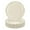 Cream, variant on Exquisite 80-Count Clear Plastic Dinner Plates - Victorian Style
