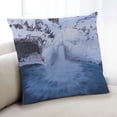 thumbnail image 1 of Ahgly Company Color Focus Blue Indoor Throw Pillow, 18 inch by 18 inch, 1 of 6