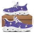 thumbnail image 1 of Yikeluo Zapatillas deportivas de malla con estampado de dientes para mujer, zapatos deportivos suaves, a la moda, para correr, 1 of 6