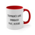 thumbnail image 4 of Stepmom Gifts Two-Tone 11oz Mug Stepmom's love embraces past, future., 4 of 4