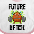 thumbnail image 4 of Inktastic Weightlifting Funny Future Lifter Boys or Girls Baby Bib, 4 of 4