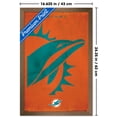 thumbnail image 3 of NFL Miami Dolphins - Logo 25 Wall Poster, 14.725" x 22.375" Framed, 3 of 5