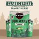 thumbnail image 2 of Mini Turkey Sticks, Savory Herb Flavor – 8g of Protein Snacks, Under 100 Calories, On the Go Snacking, Keto & Paleo Snack, Carnivore Diet Ready, Individually Wrapped, 0.5 Oz. (12 Count), 2 of 5