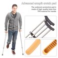 thumbnail image 4 of NUOLUX Crutch Crutches Underarm Pad Pads Padsmat Replacement Walking Pad Arm Cushion Elbow Foldable Bag Frame Adults Folding, 4 of 6